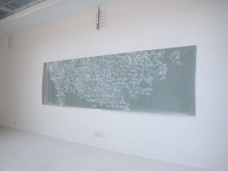 Installation view with work by Anne-Lise Coste