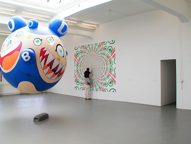 Installation view, Takashi Murakami and Gunilla Klingberg